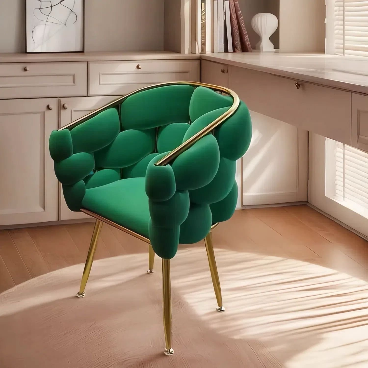 Luxury Bubble Accent Chair – Modern Velvet Armchair (Multiple Colors) - Image 4