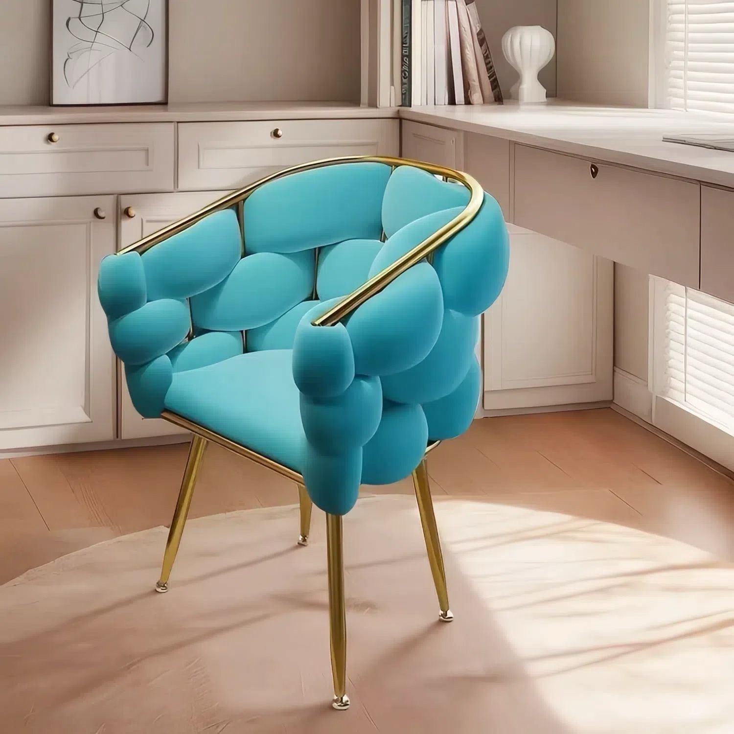 Luxury Bubble Accent Chair – Modern Velvet Armchair (Multiple Colors) - Image 3