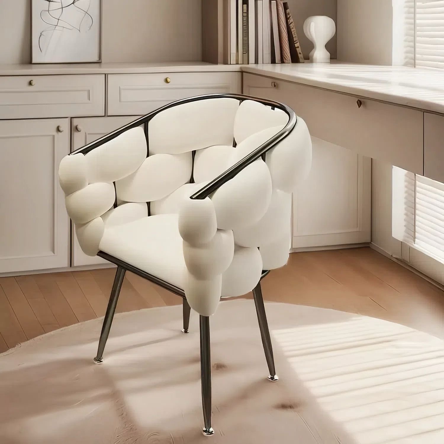 Luxury Bubble Accent Chair – Modern Velvet Armchair (Multiple Colors) - Image 2