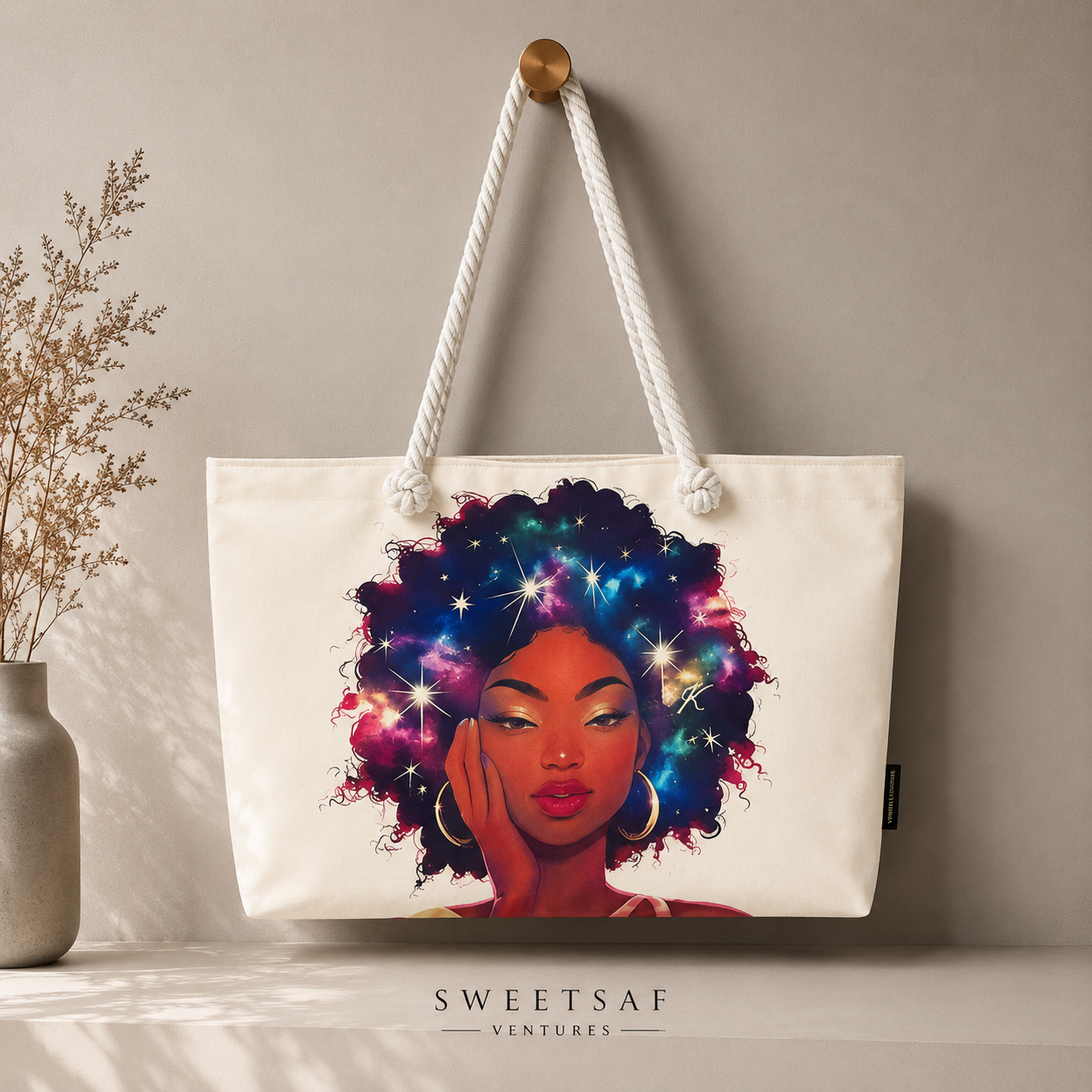 Sweetsaf Statement Art Tote Bag - Image 20