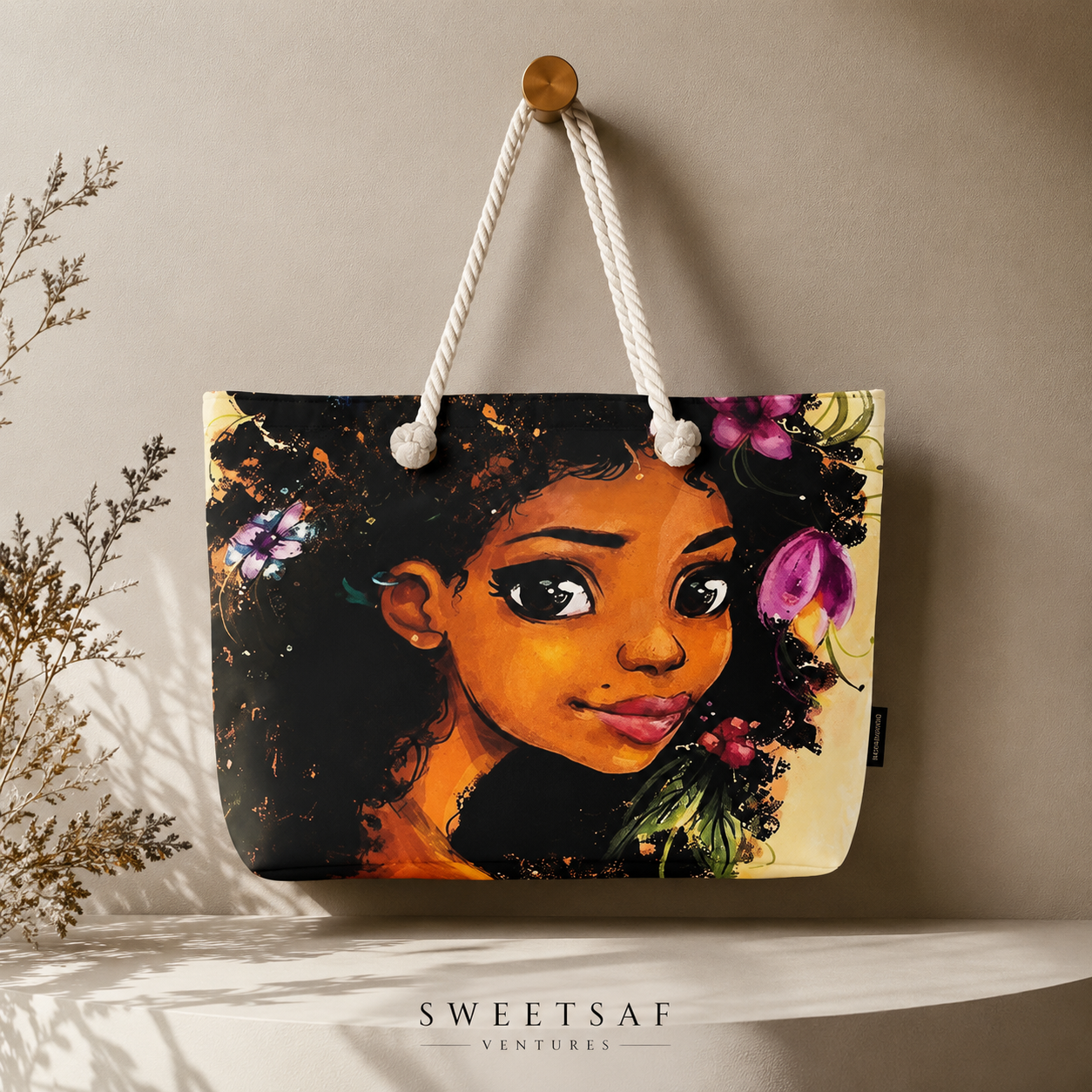Sweetsaf Statement Art Tote Bag - Image 6