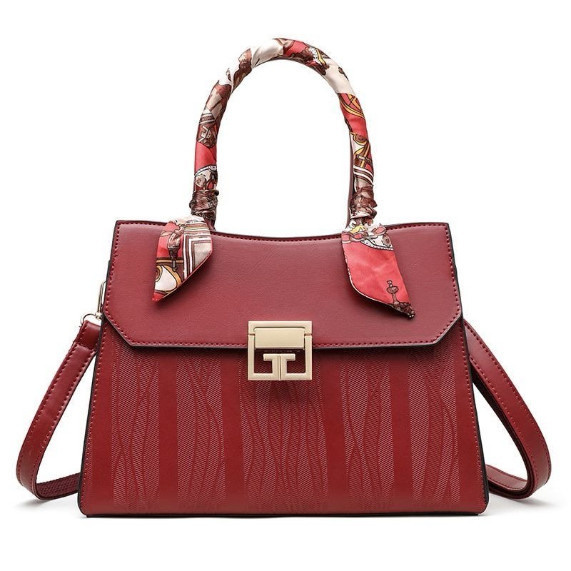 Valentina Luxe Handbag – Burgundy