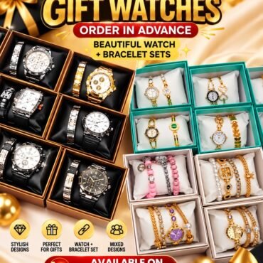 Ladies & Men's Watch & Bracelet Gift Sets
