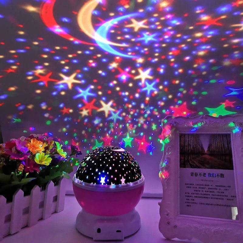 Xmas Sky Rotating Night Light Projector - Image 3