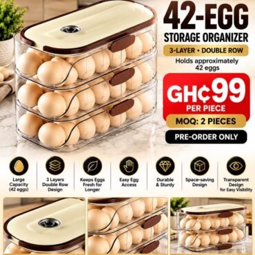 3-Layer Egg Storage Organizer