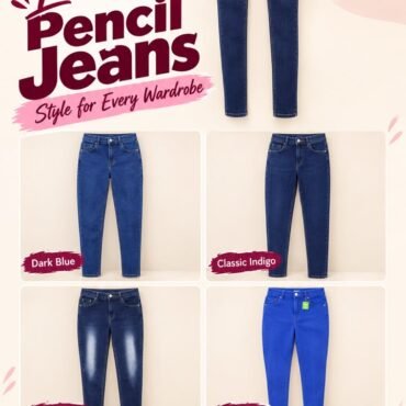 Ladies Pencil Jeans (Bundle of 10, Mixed Washes & Sizes)